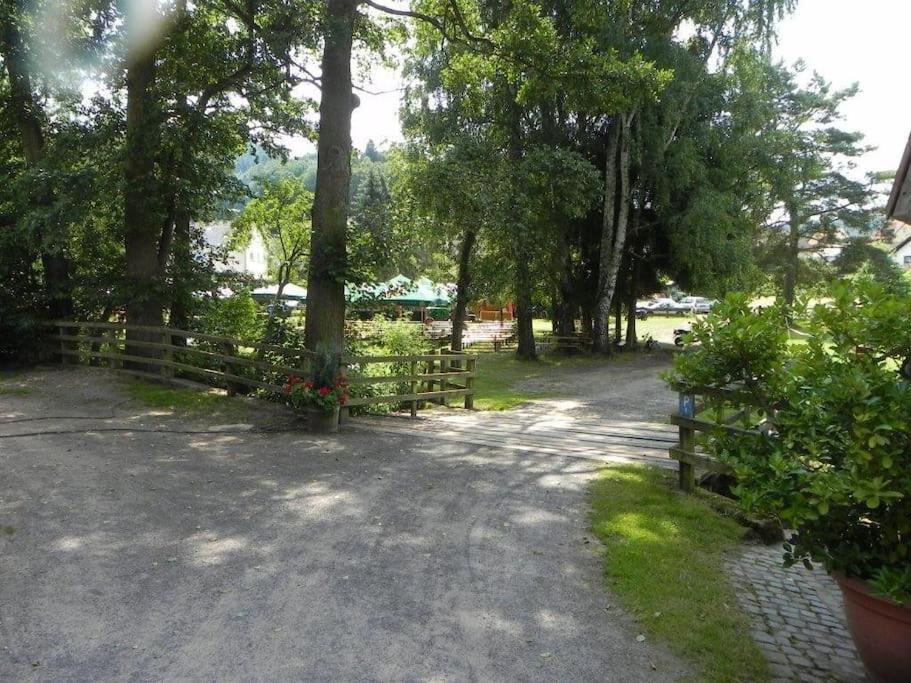 Ferienwohnung Tiererlebnishof Obermuehle Biebergemund Esterno foto