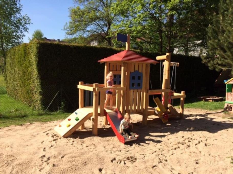 Ferienwohnung Tiererlebnishof Obermuehle Biebergemund Esterno foto