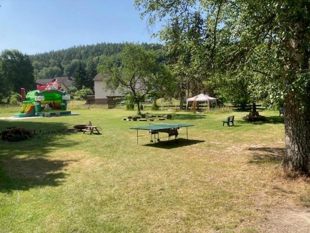 Ferienwohnung Tiererlebnishof Obermuehle Biebergemund Esterno foto