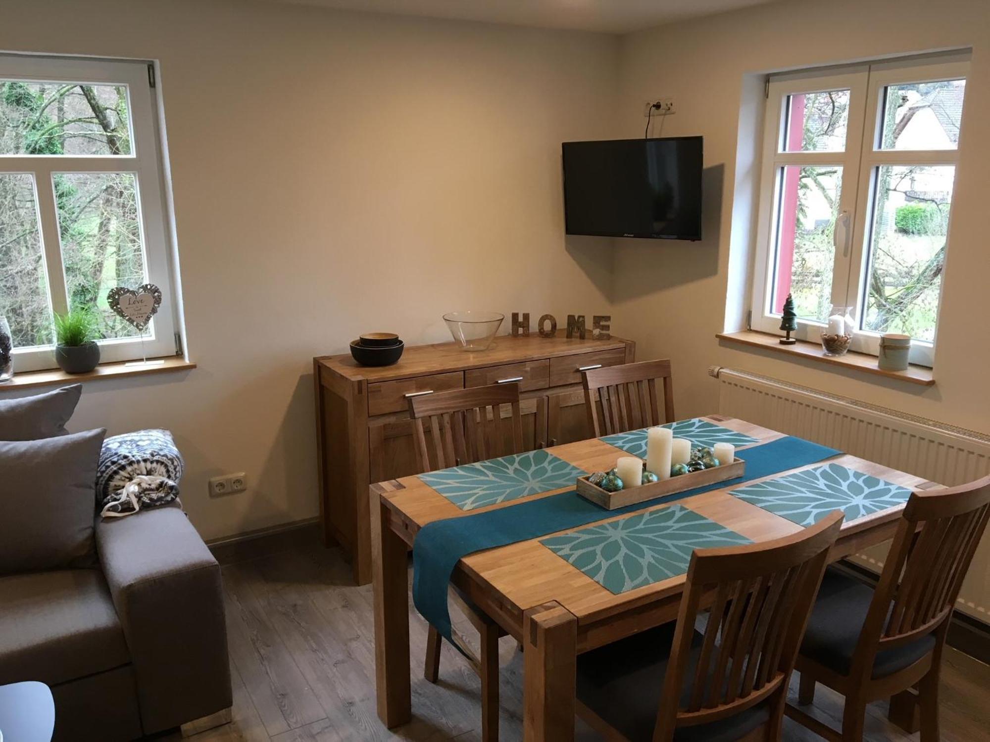 Ferienwohnung Tiererlebnishof Obermuehle Biebergemund Esterno foto