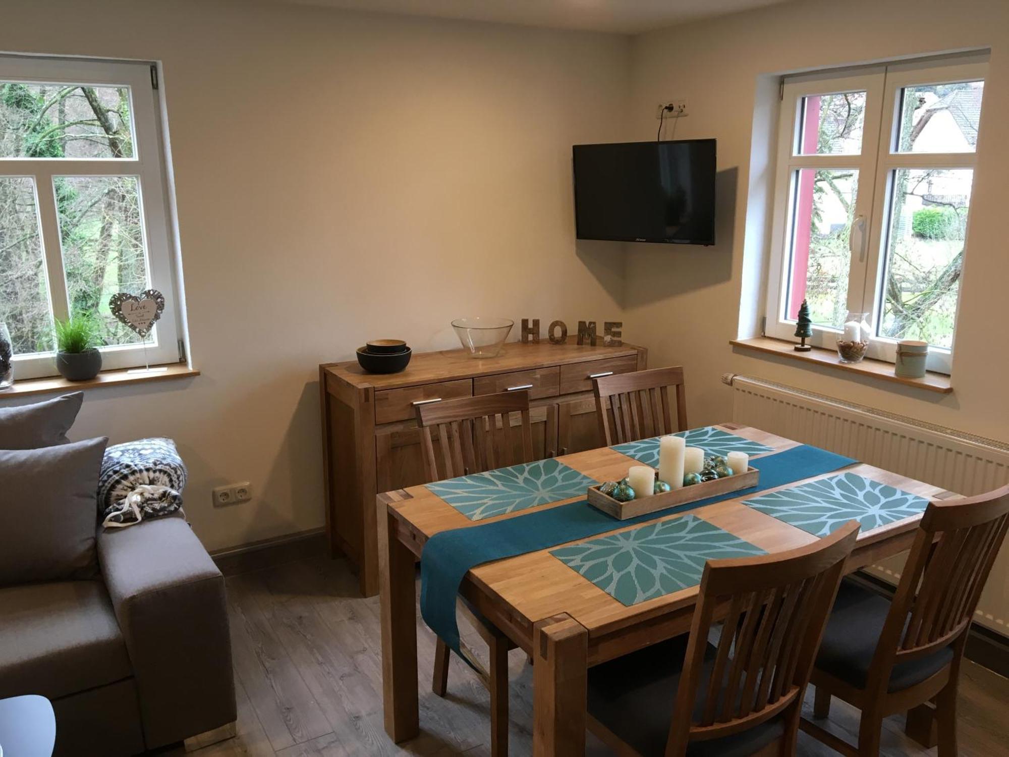 Ferienwohnung Tiererlebnishof Obermuehle Biebergemund Esterno foto